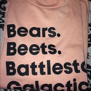 Bears. Beets. Battlestar Galactia!